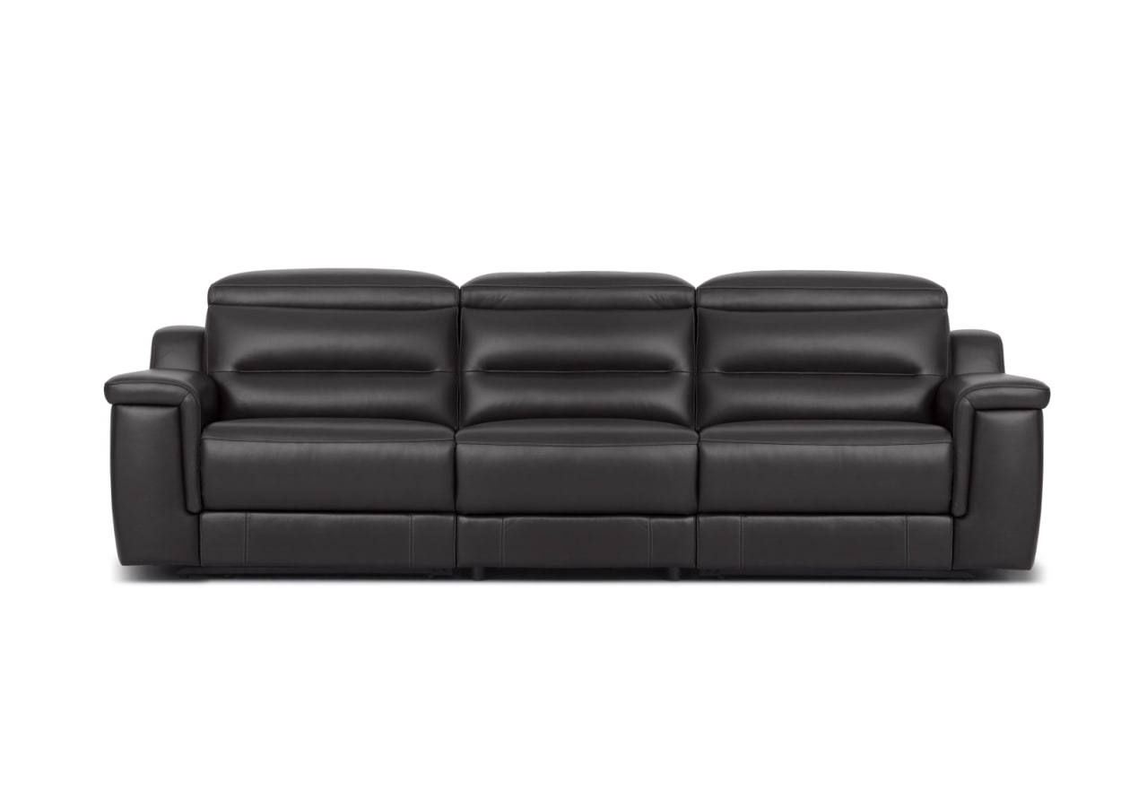 JEFFRIES 3 Seater Electric Recliners (Leather) – image 1 of 3