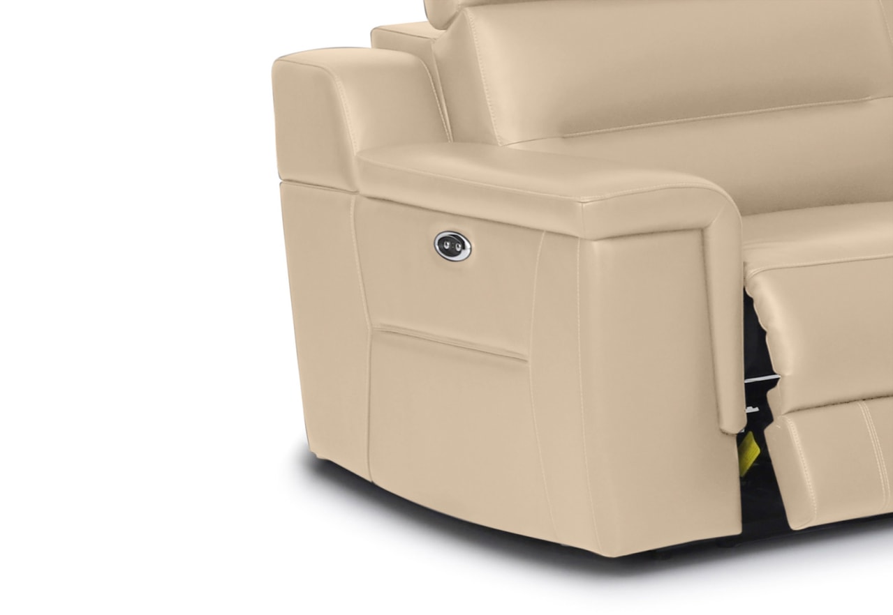 JEFFRIES Electric Recliner (Leather) – image 2 of 3