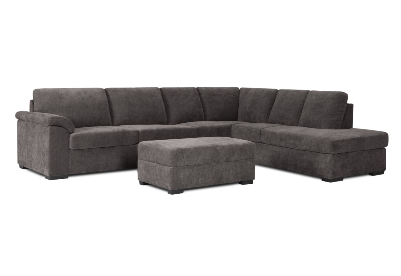 FOY FABRIC Corner with RHF Chaise – image 1 of 15