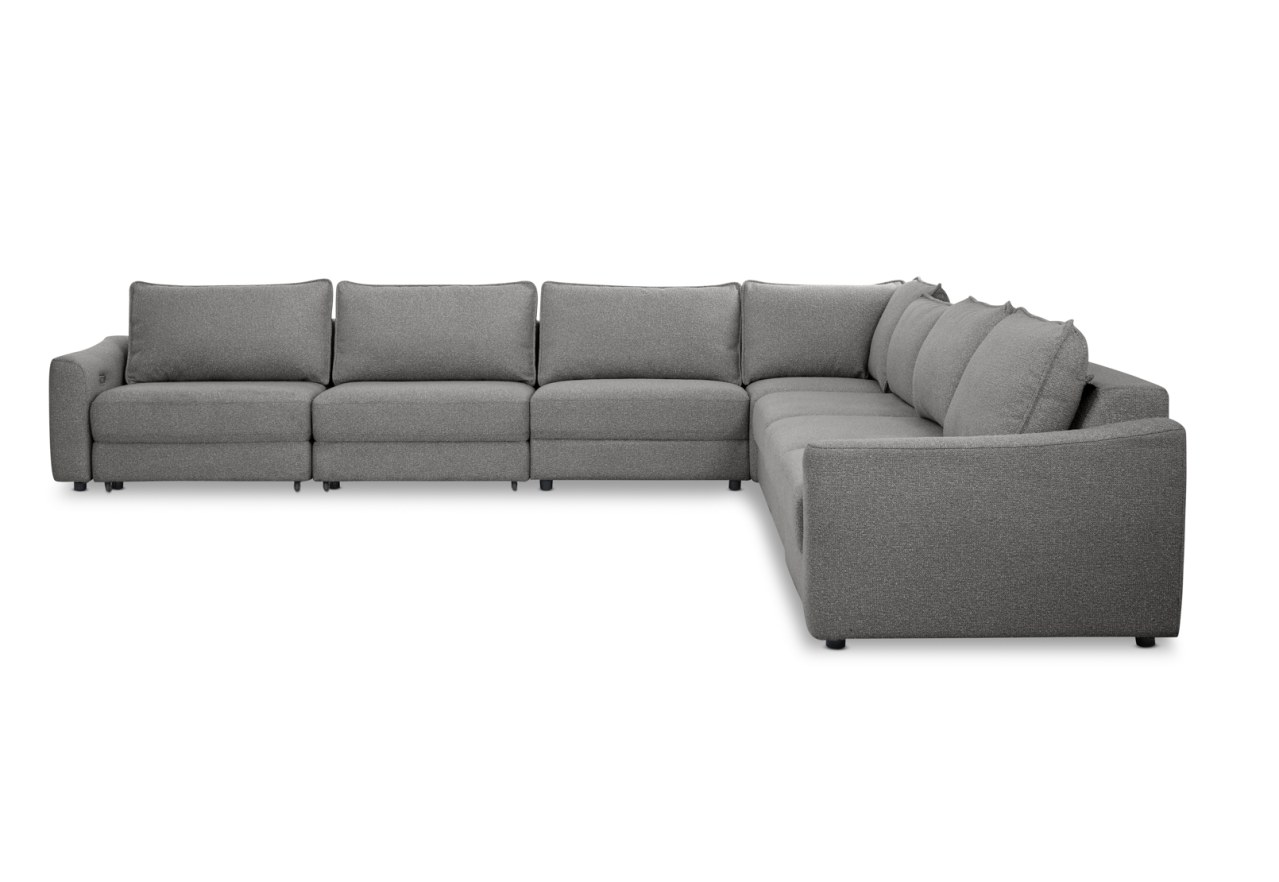 CADENZA FABRIC 7 Seater Corner Lounge – image 4 of 5