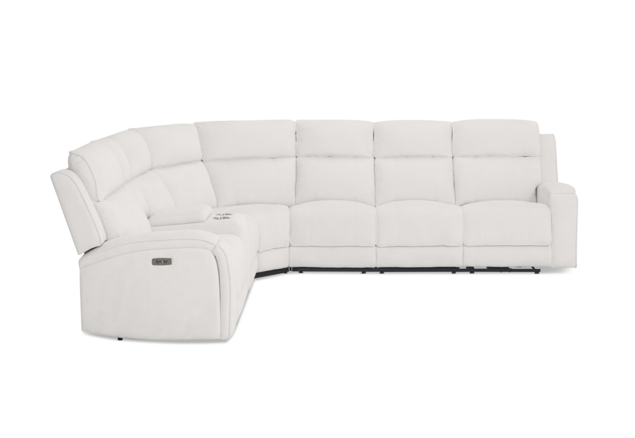 BAYTOWN FABRIC CNR with Electric Recliners – image 4 of 8