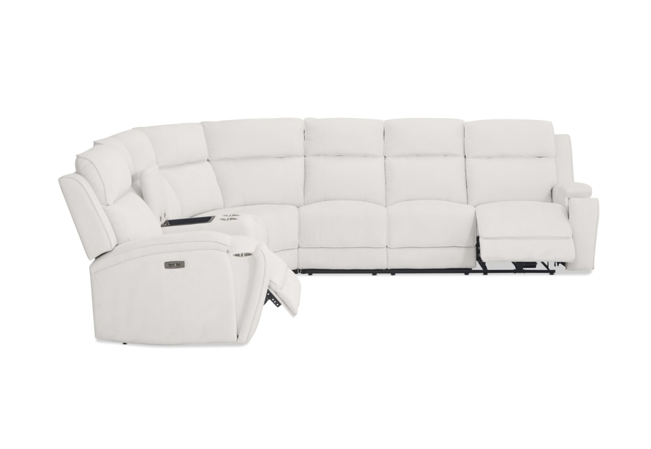 BAYTOWN FABRIC CNR with Electric Recliners – image 5 of 8