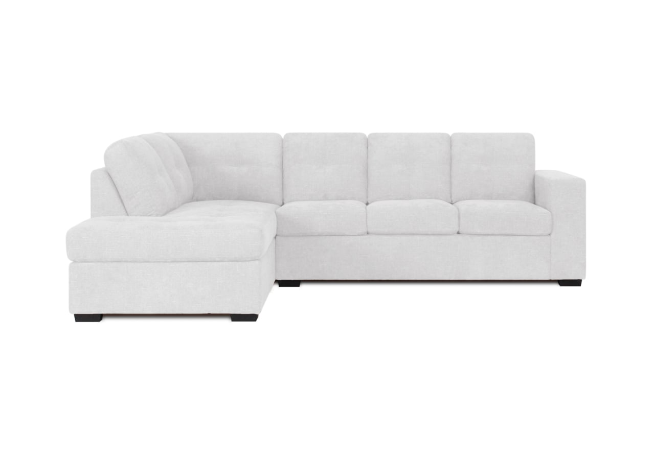 DIAMOND FABRIC Corner LHF Chaise with Sofa Bed – image 1 of 12