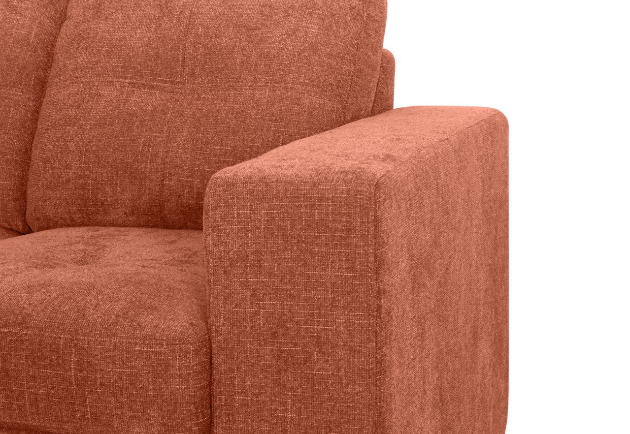 DIAMOND FABRIC Corner LHF Chaise with Sofa Bed – image 9 of 12