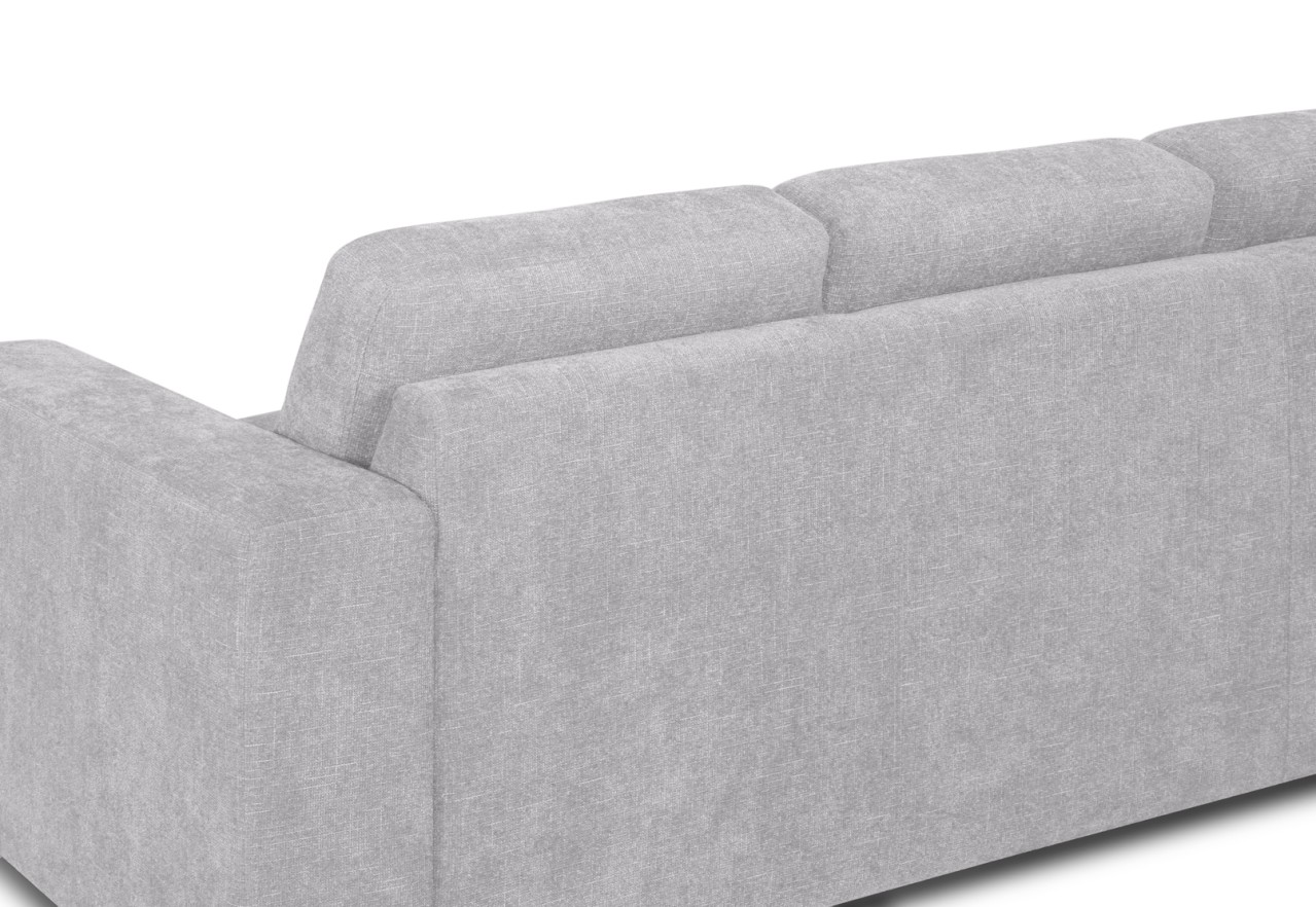 DIAMOND FABRIC Corner LHF Chaise with Sofa Bed – image 11 of 12
