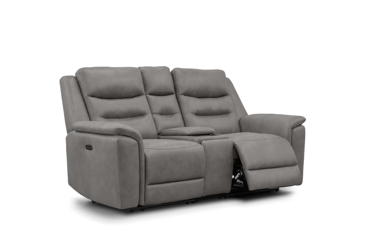 ATALANTA FABRIC 2 Seater with Inbuilt Electric Recliners and Console – image 3 of 7