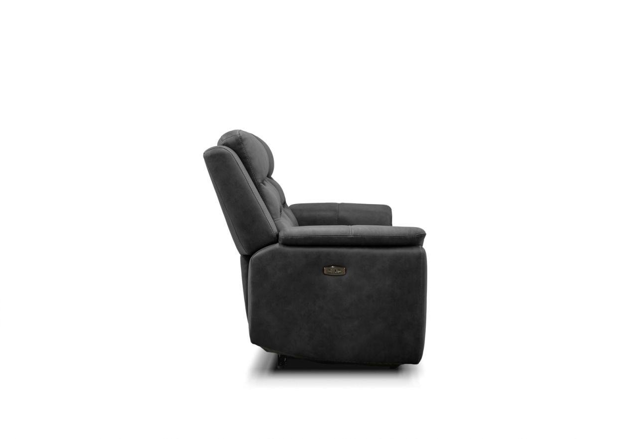 ATALANTA FABRIC 3 Seater with 2 Inbuilt Electric Recliners – image 4 of 6