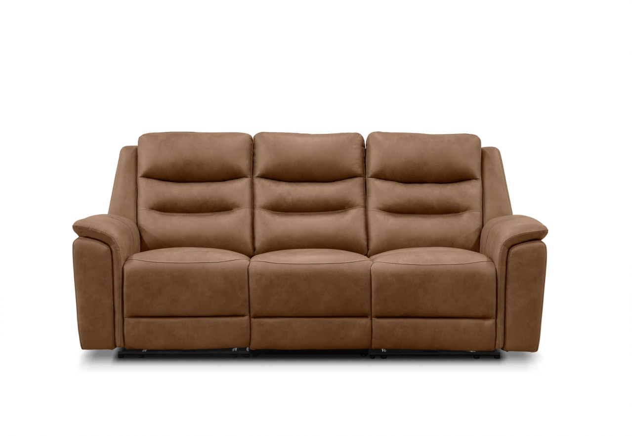 ATALANTA FABRIC 3 Seater with 2 Inbuilt Electric Recliners – image 1 of 6