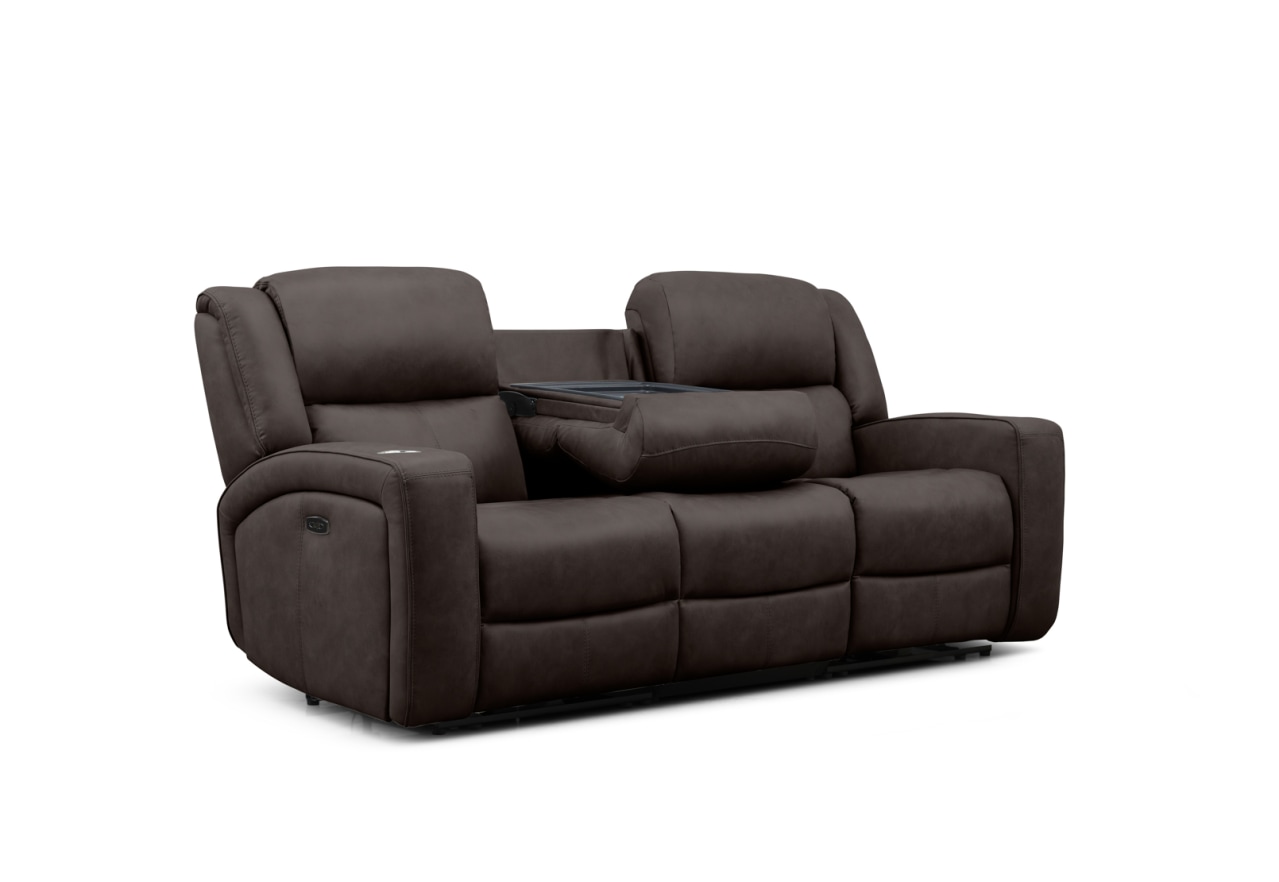 CAPALDI FABRIC 3 Seater Electric Recliners – image 3 of 8