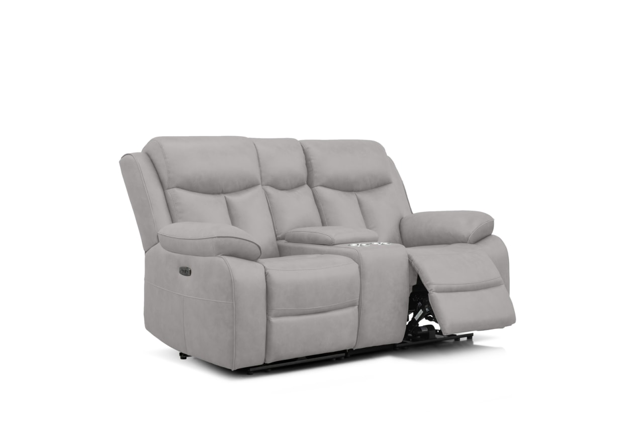 DACIA FABRIC 2 Seater with Inbuilt Electric Recliners and Console – image 5 of 8