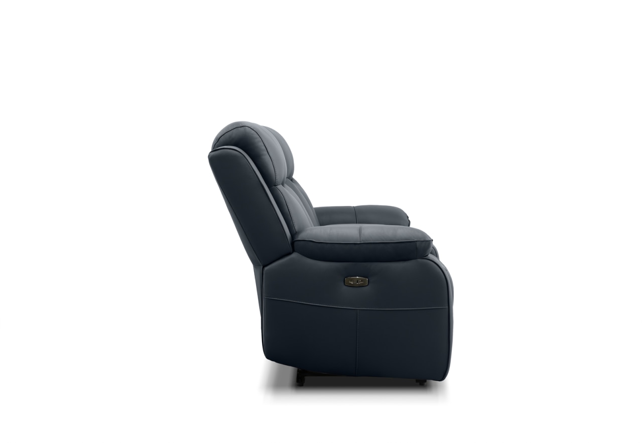 DACIA LEATHER 2 Seater Sofa with Inbuilt Electric Recliners and Console – image 6 of 8