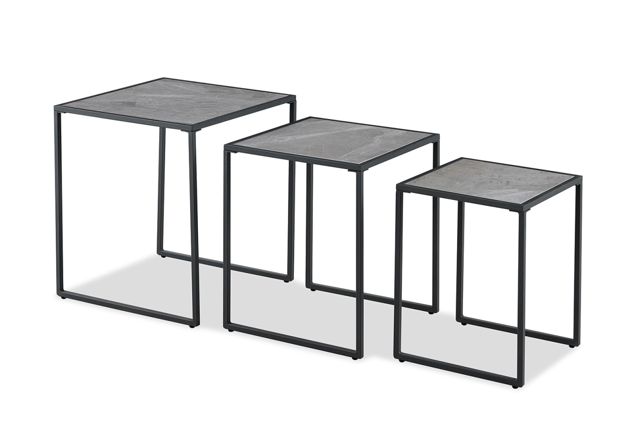 SIDONIUS Set of 3 Coffee Table Nest – image 3 of 7