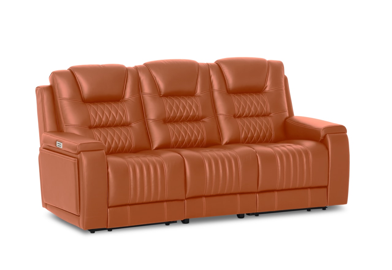 AGASSI LEATHER 3 Seater with Dual Electric Recliners – image 2 of 3
