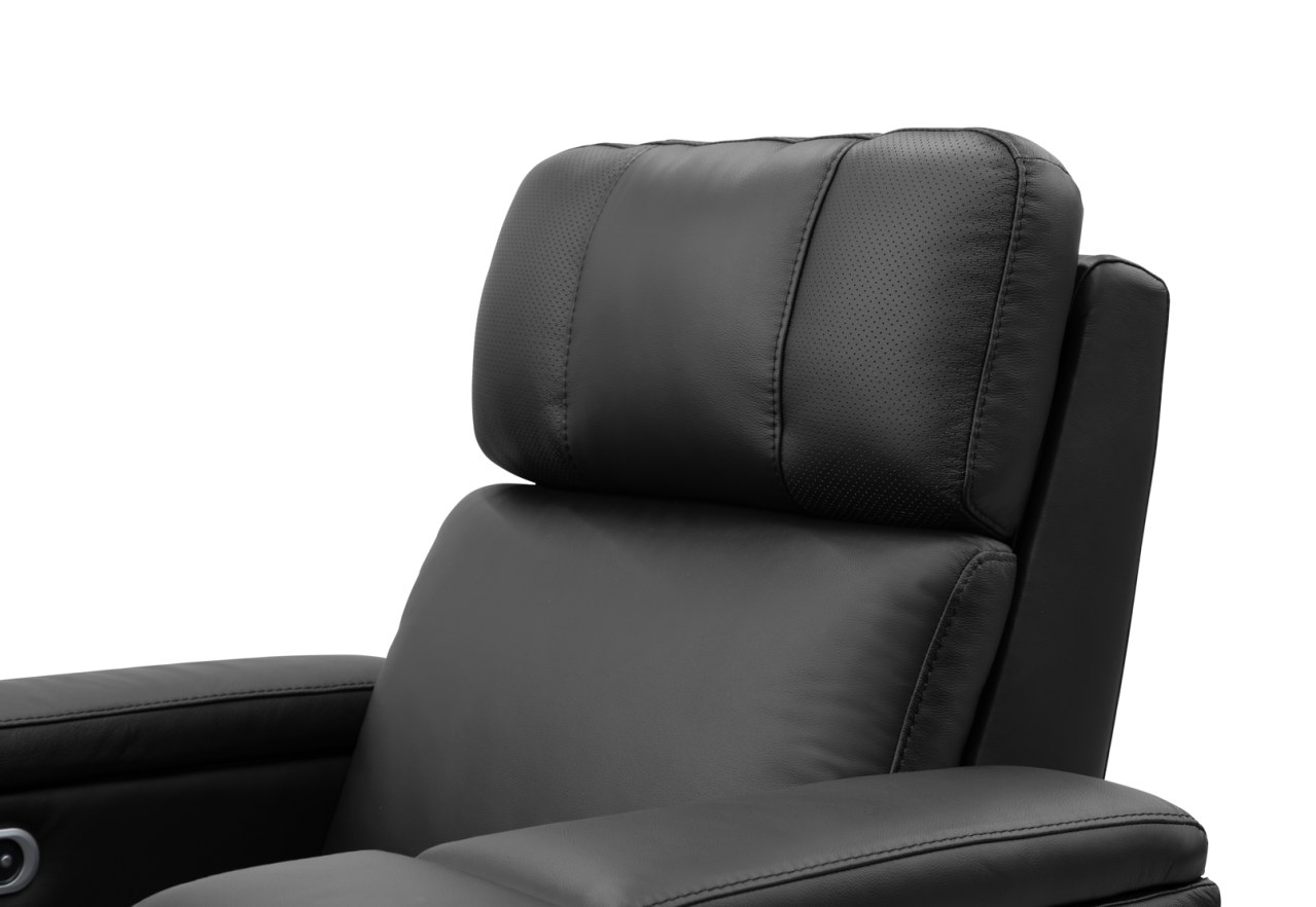 LAS VEGAS LEATHER Media Electric Recliner – image 16 of 26