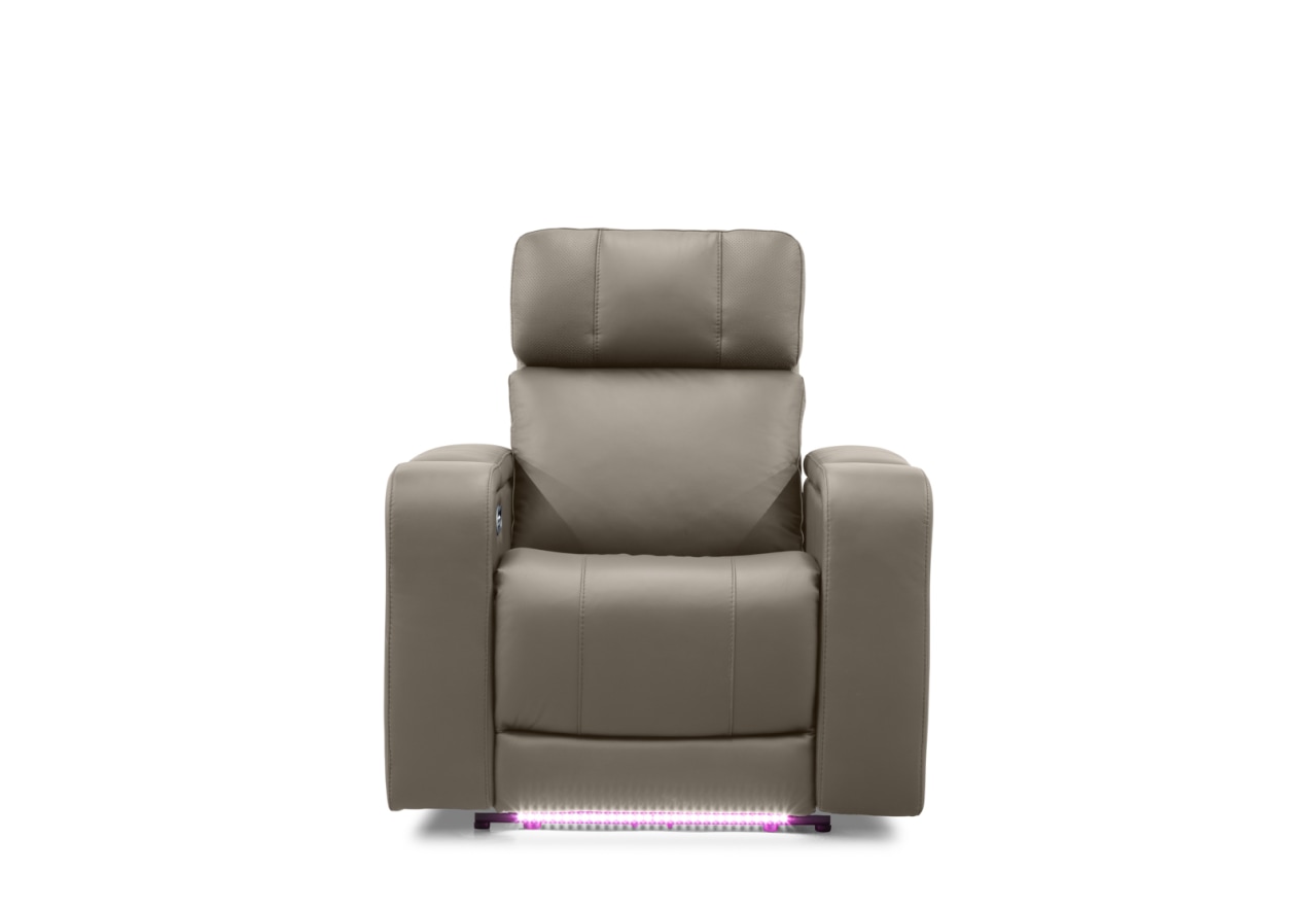 LAS VEGAS LEATHER Media Electric Recliner – image 6 of 26