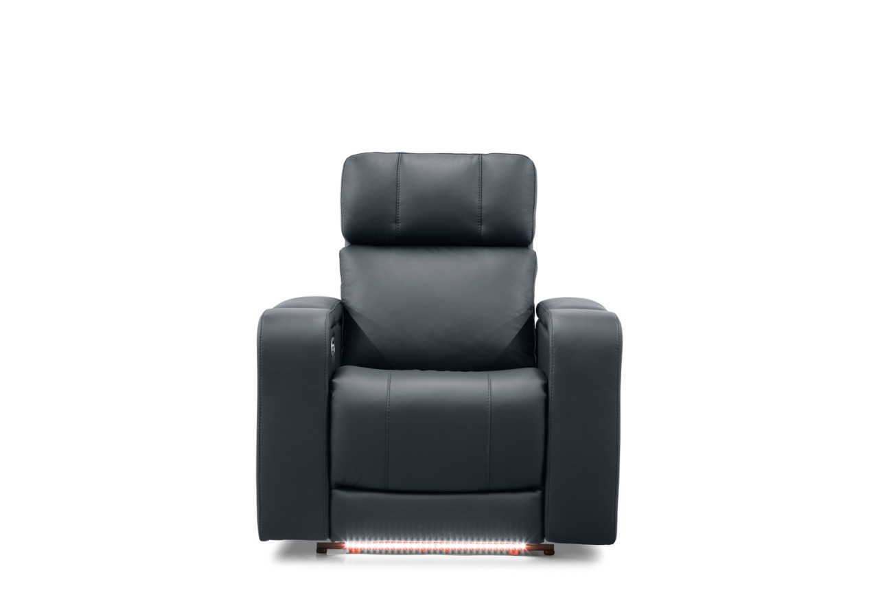 LAS VEGAS LEATHER Media Electric Recliner – image 2 of 26