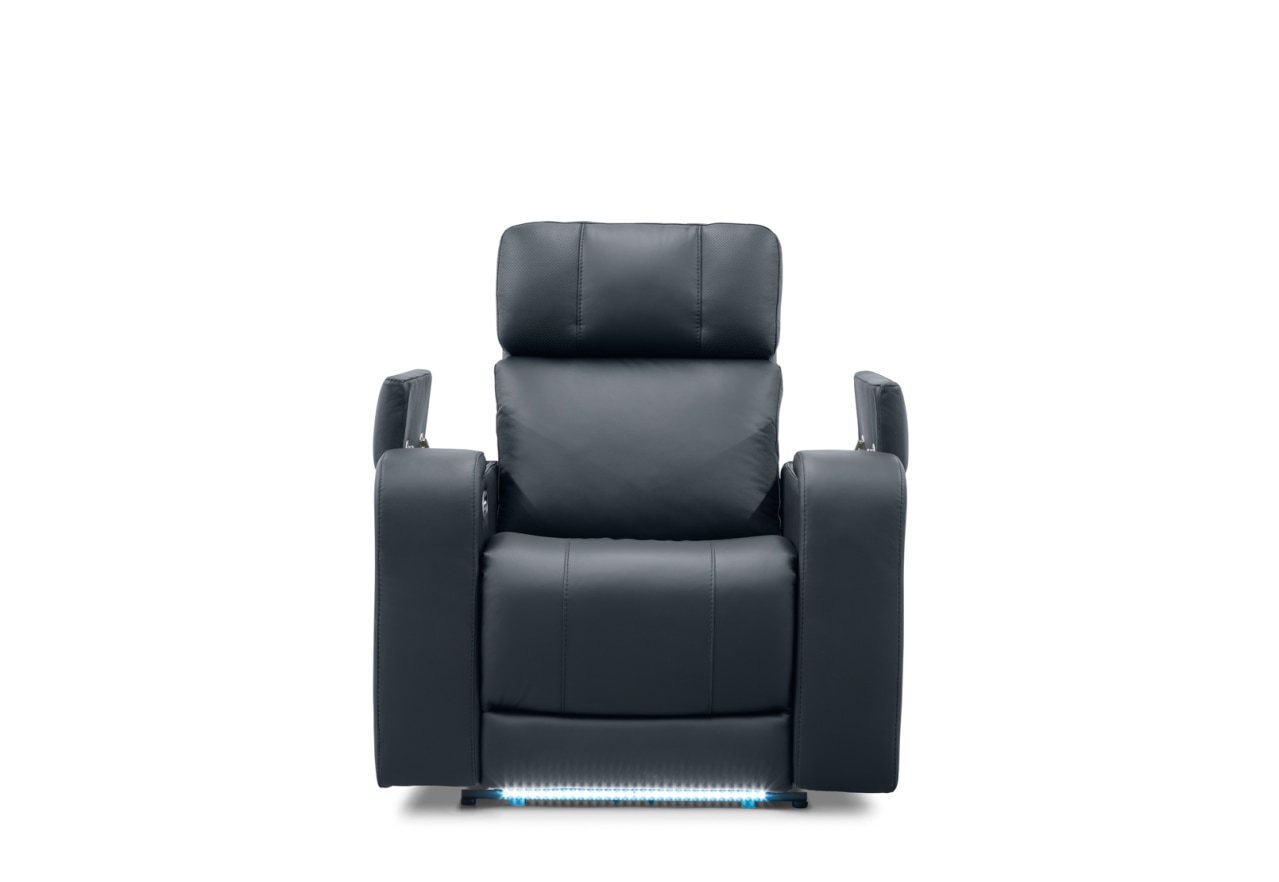 LAS VEGAS LEATHER Media Electric Recliner – image 7 of 26