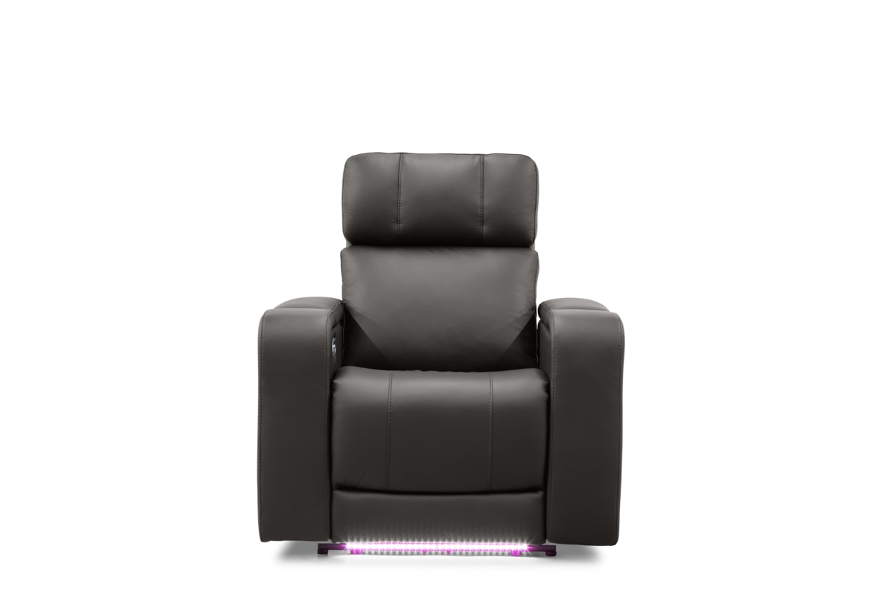 LAS VEGAS LEATHER Media Electric Recliner – image 6 of 26