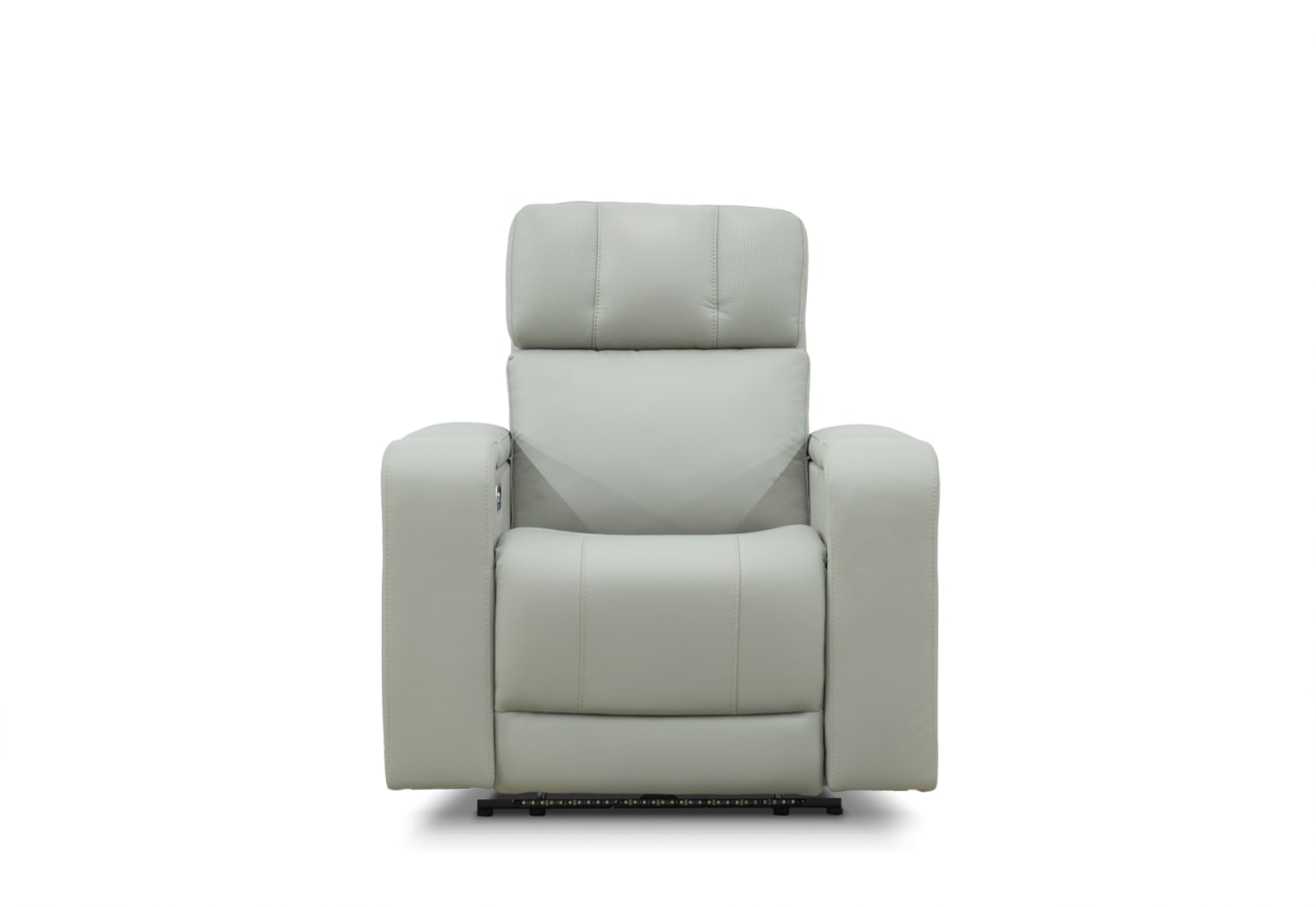 LAS VEGAS LEATHER Media Electric Recliner – image 1 of 19