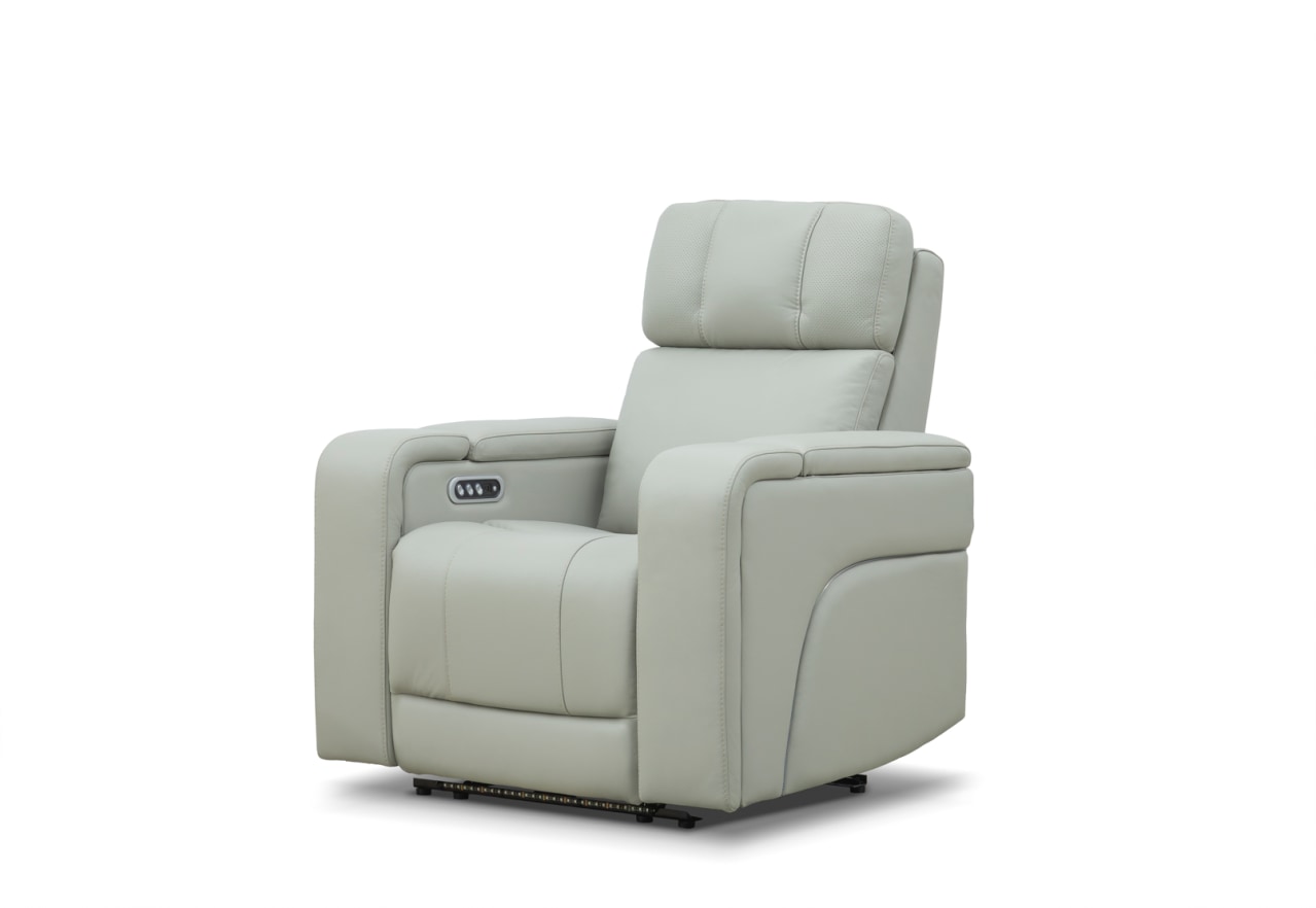 LAS VEGAS LEATHER Media Electric Recliner – image 10 of 19