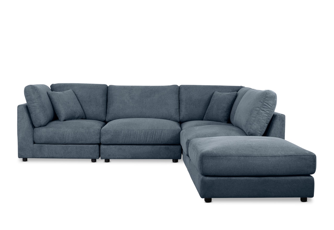 RAQUEL 2.0 FABRIC 5 Piece Modular Lounge Suite – image 1 of 9
