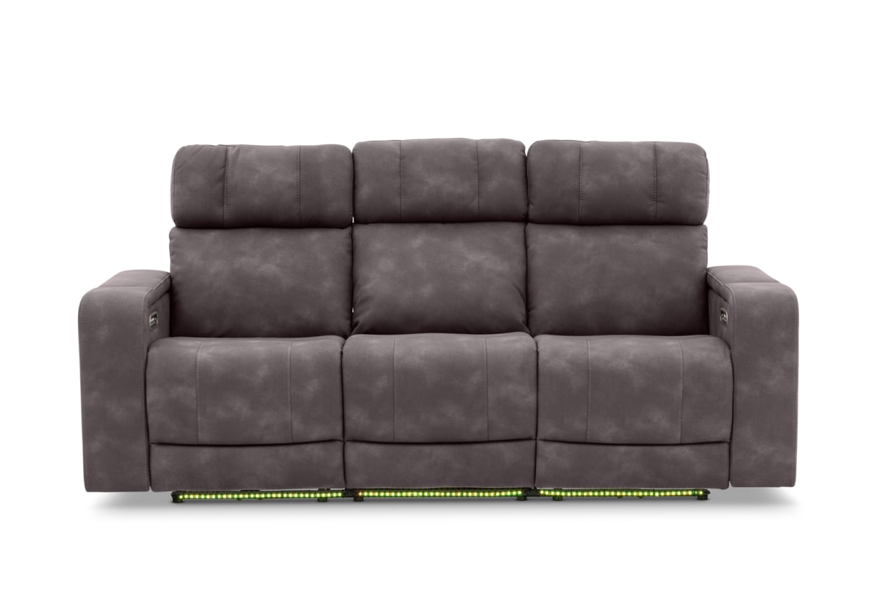 LAS VEGAS FABRIC Media 3 Seater Electric Recliner with Drop Down Table – image 4 of 40