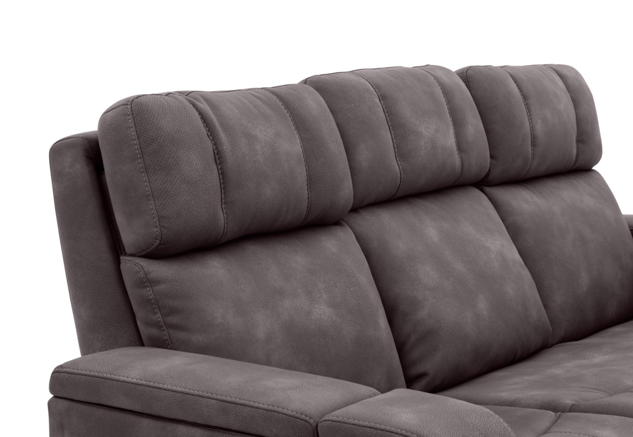 LAS VEGAS FABRIC Media 3 Seater Electric Recliner with Drop Down Table – image 23 of 40
