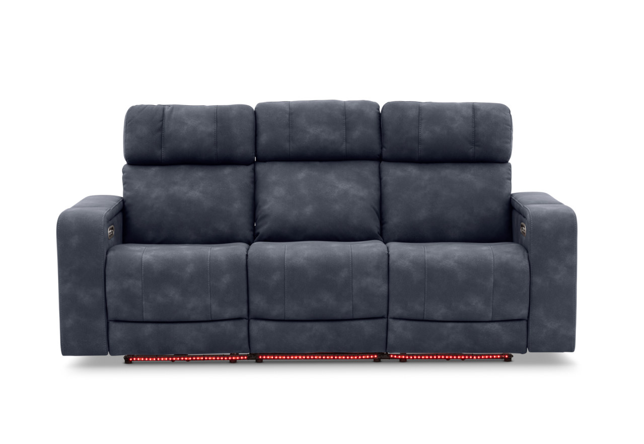 LAS VEGAS FABRIC Media 3 Seater Electric Recliner with Drop Down Table – image 2 of 35