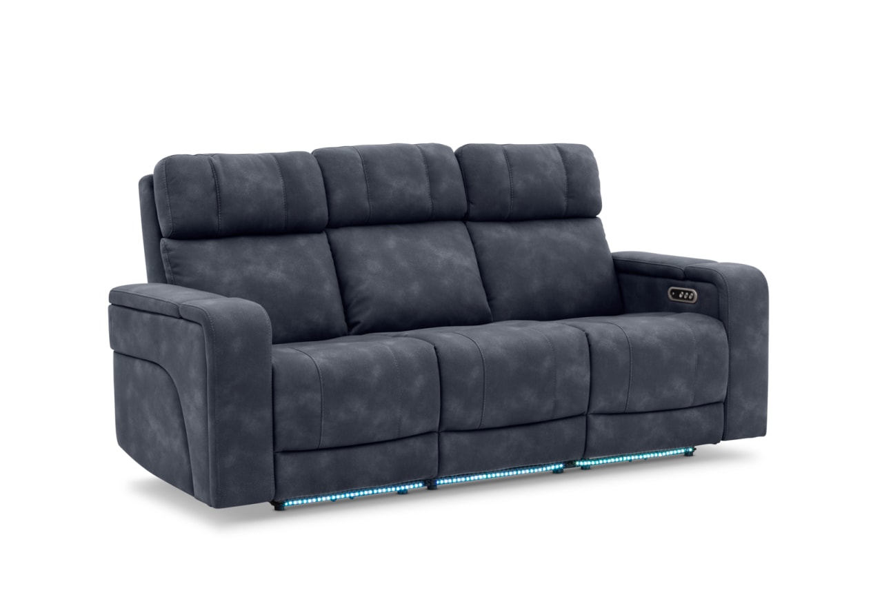 LAS VEGAS FABRIC Media 3 Seater Electric Recliner with Drop Down Table – image 11 of 35