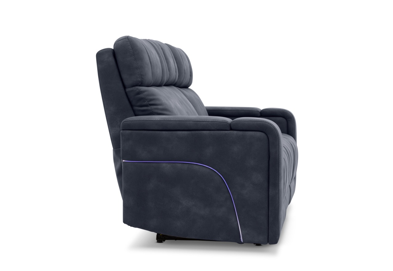 LAS VEGAS FABRIC Media 3 Seater Electric Recliner with Drop Down Table – image 20 of 35