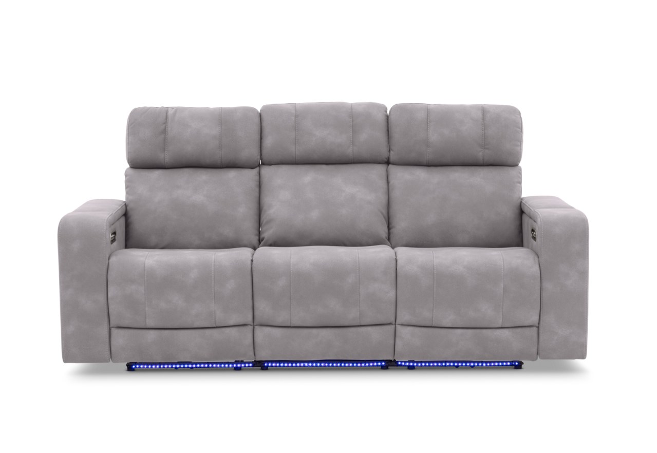 LAS VEGAS FABRIC Media 3 Seater Electric Recliner with Drop Down Table – image 6 of 35