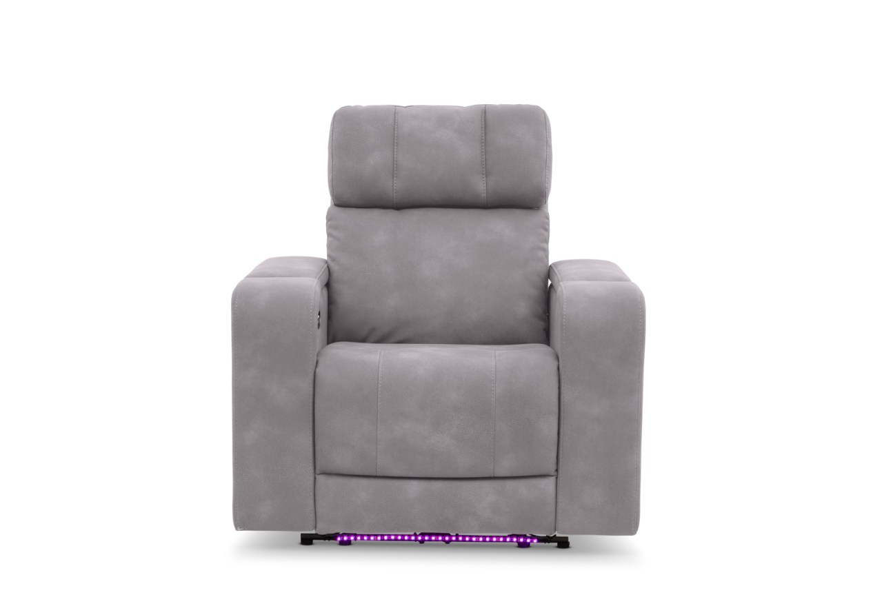 LAS VEGAS FABRIC Media Electric Recliner – image 7 of 28