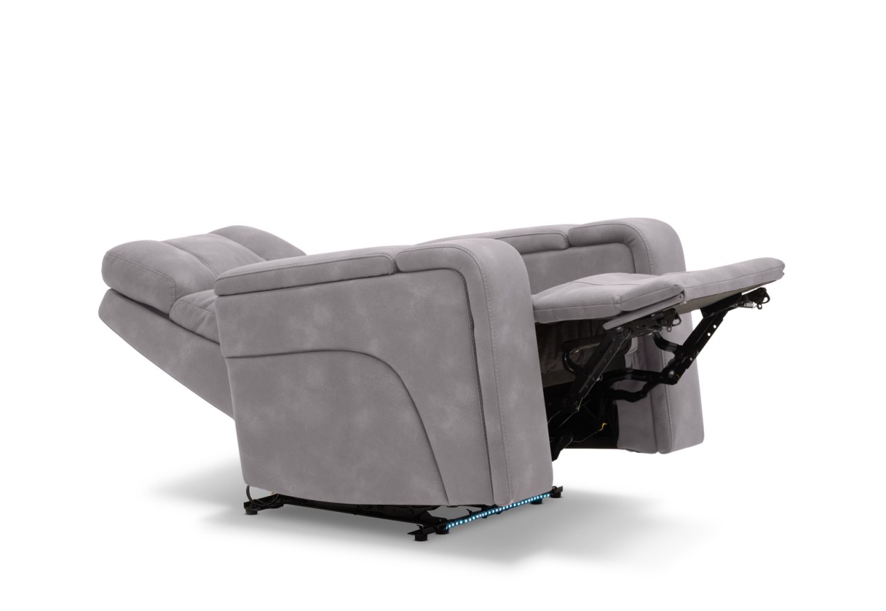 LAS VEGAS FABRIC Media Electric Recliner – image 15 of 28