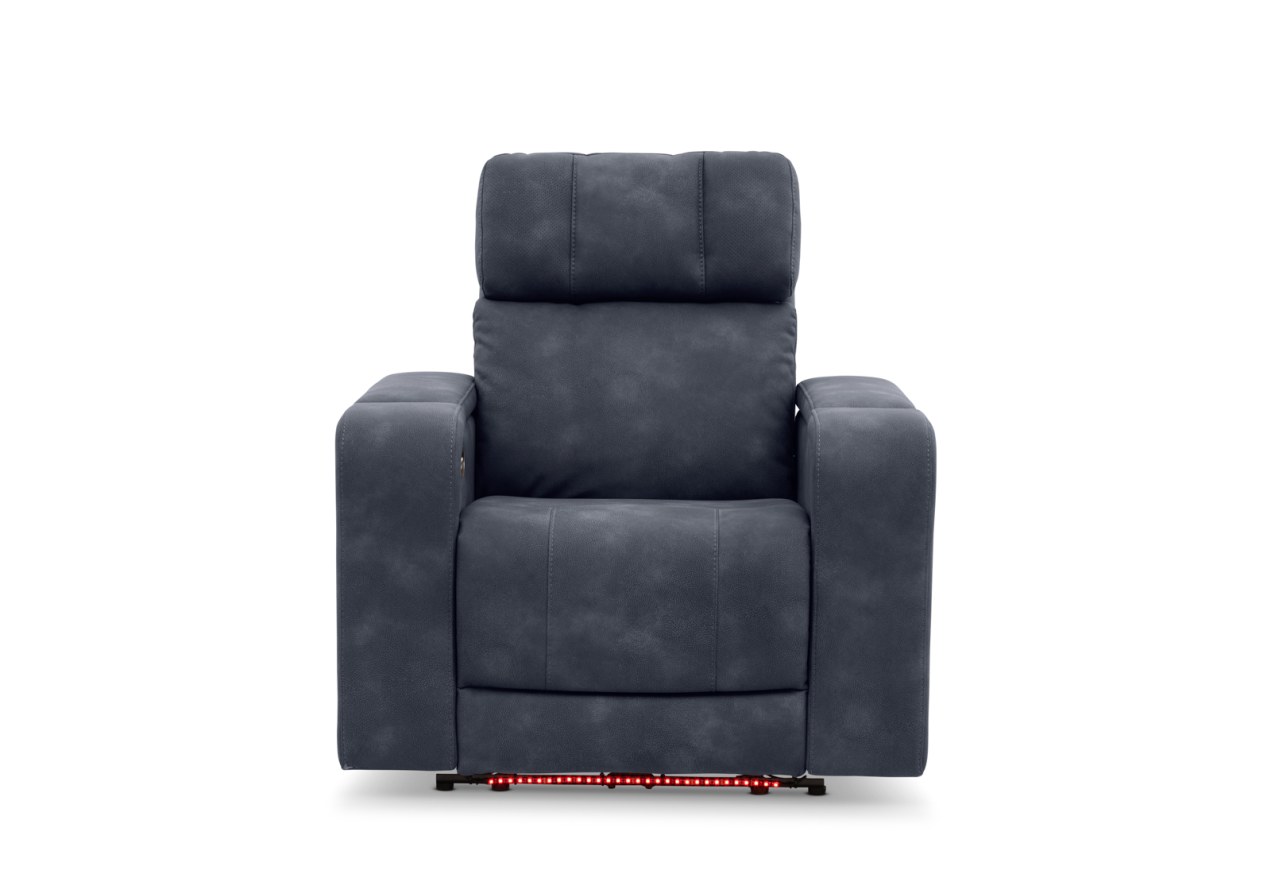 LAS VEGAS FABRIC Media Electric Recliner – image 2 of 28