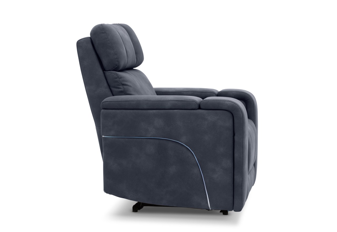 LAS VEGAS FABRIC Media Electric Recliner – image 16 of 28