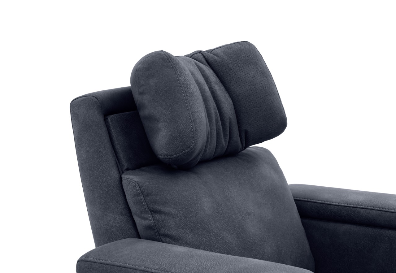 LAS VEGAS FABRIC Media Electric Recliner – image 20 of 28