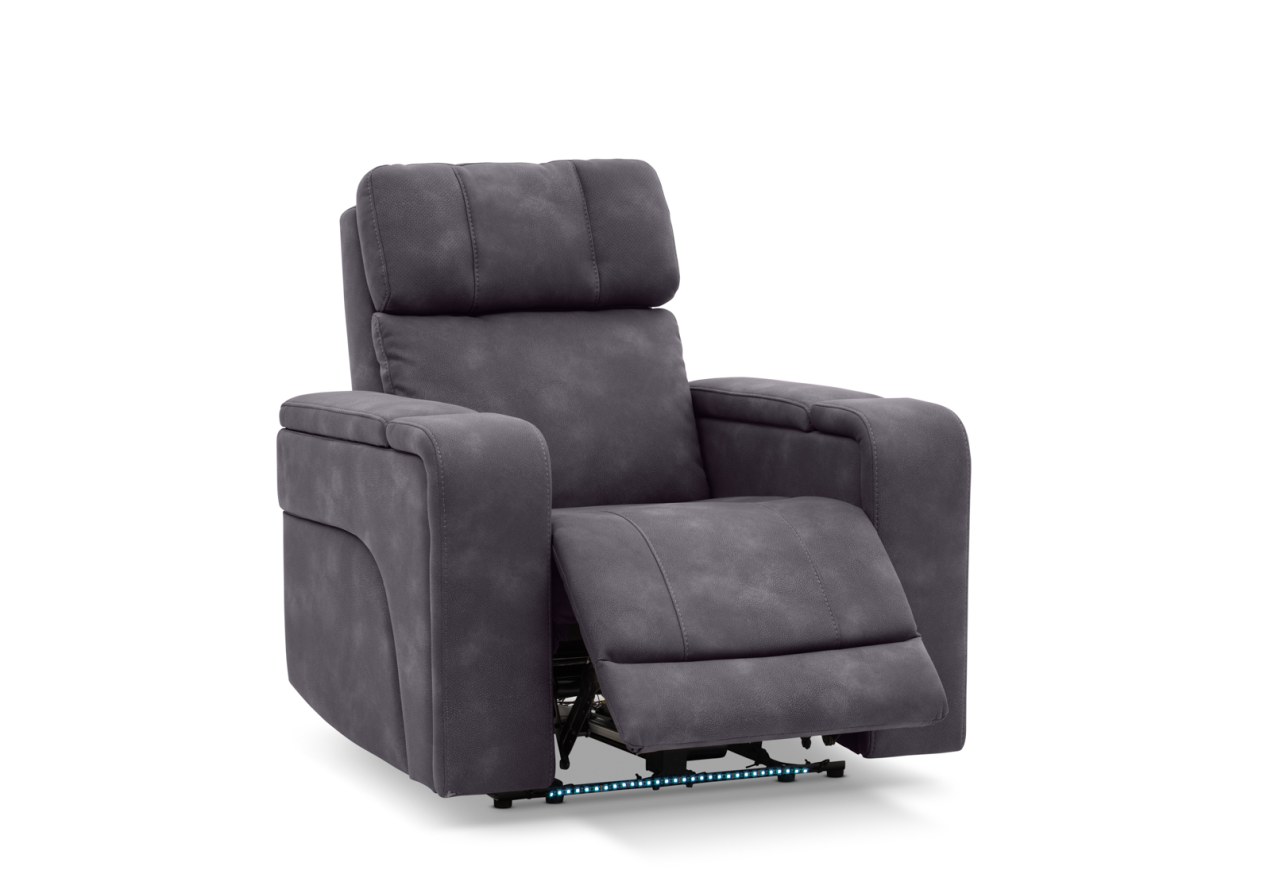 LAS VEGAS FABRIC Media Electric Recliner – image 11 of 28