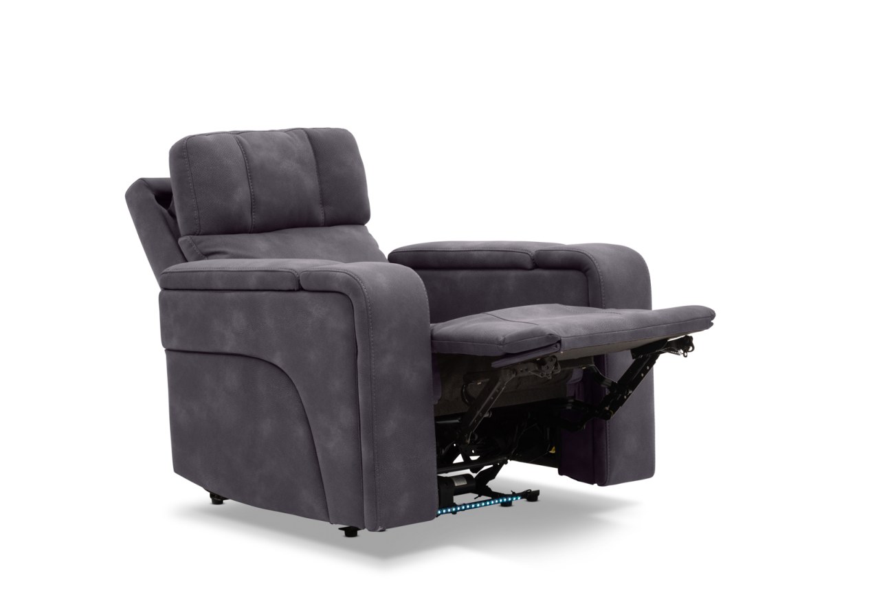 LAS VEGAS FABRIC Media Electric Recliner – image 14 of 28