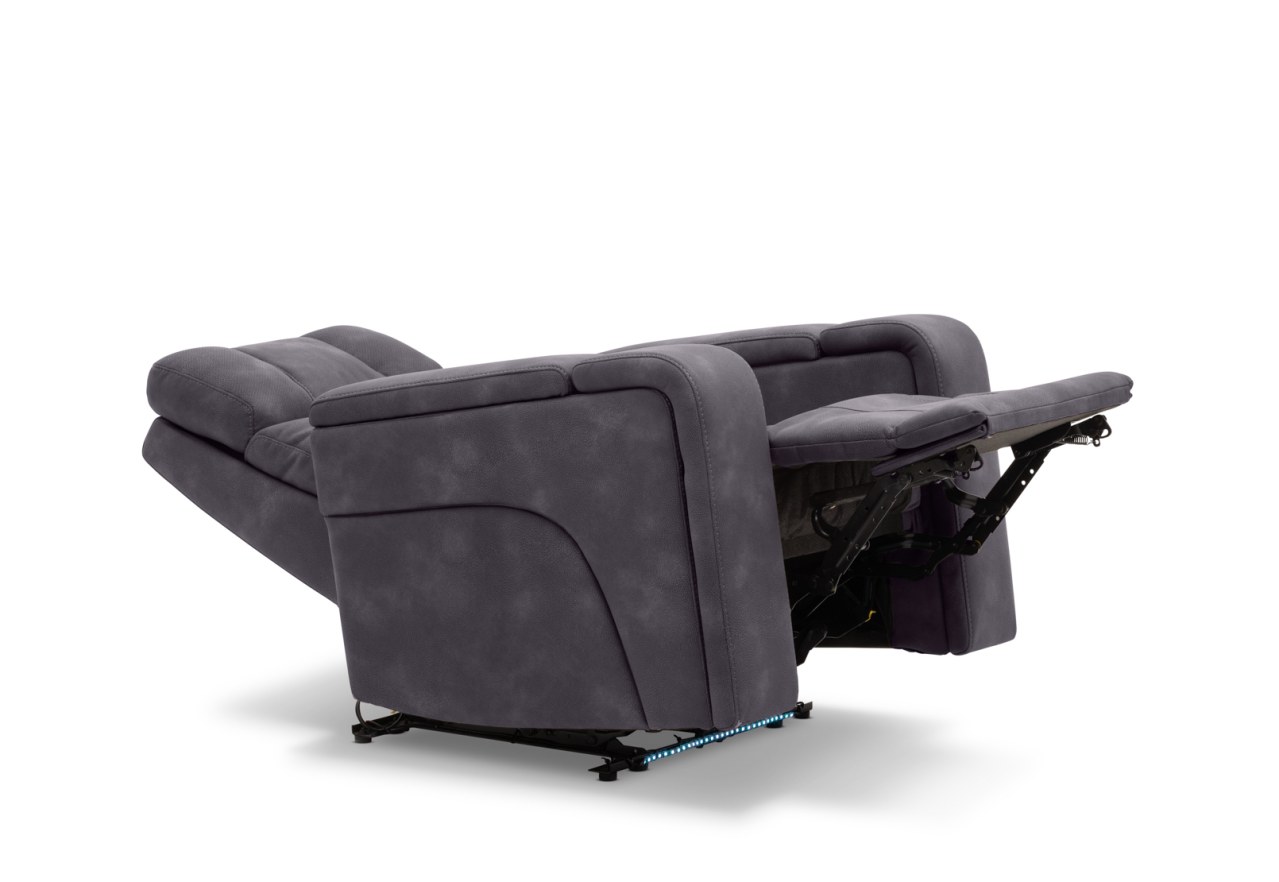 LAS VEGAS FABRIC Media Electric Recliner – image 15 of 28