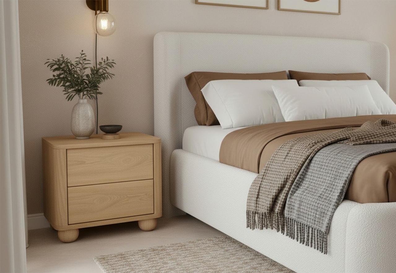 REVANNA 2 Drawer Bedside – image 1 of 8