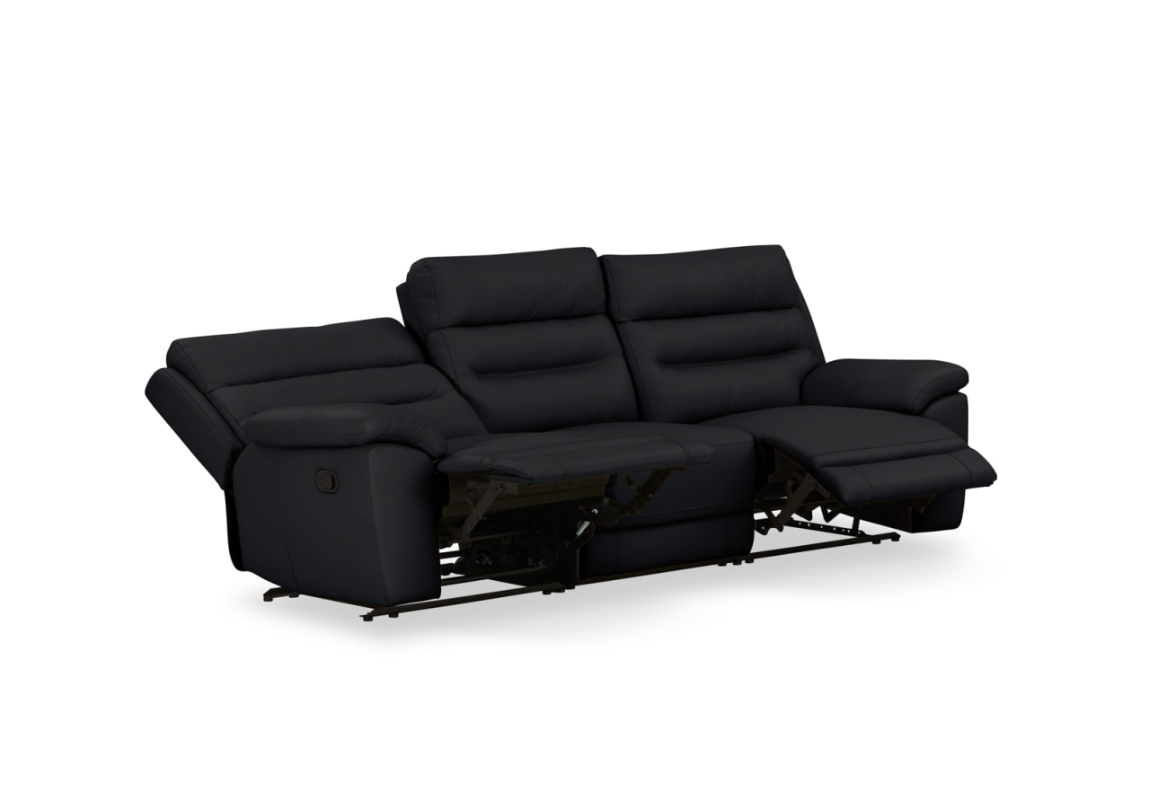 BEARMAN LEATHER 3 Seater Recliners – image 4 of 9