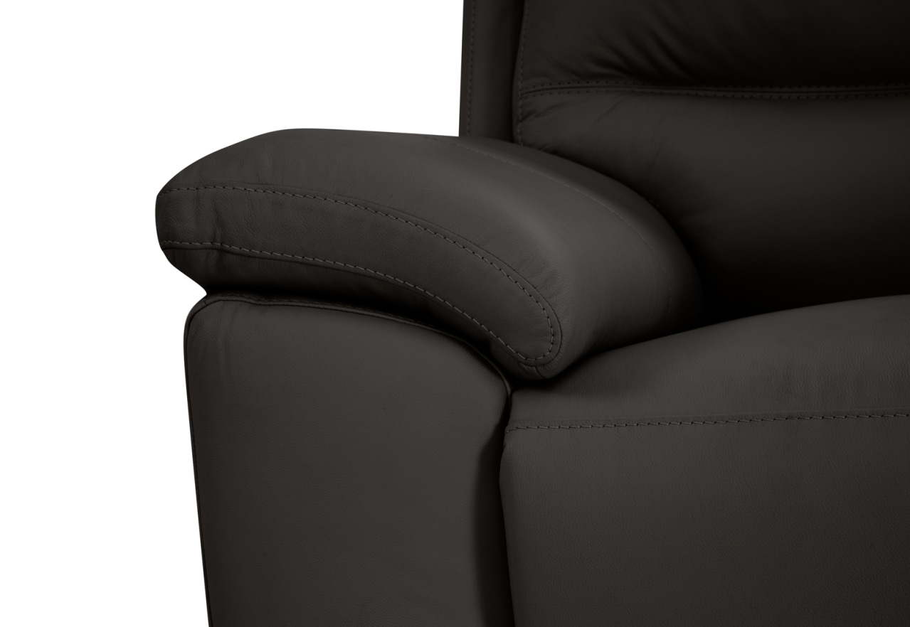 BEARMAN LEATHER 3 Seater Recliners – image 7 of 9