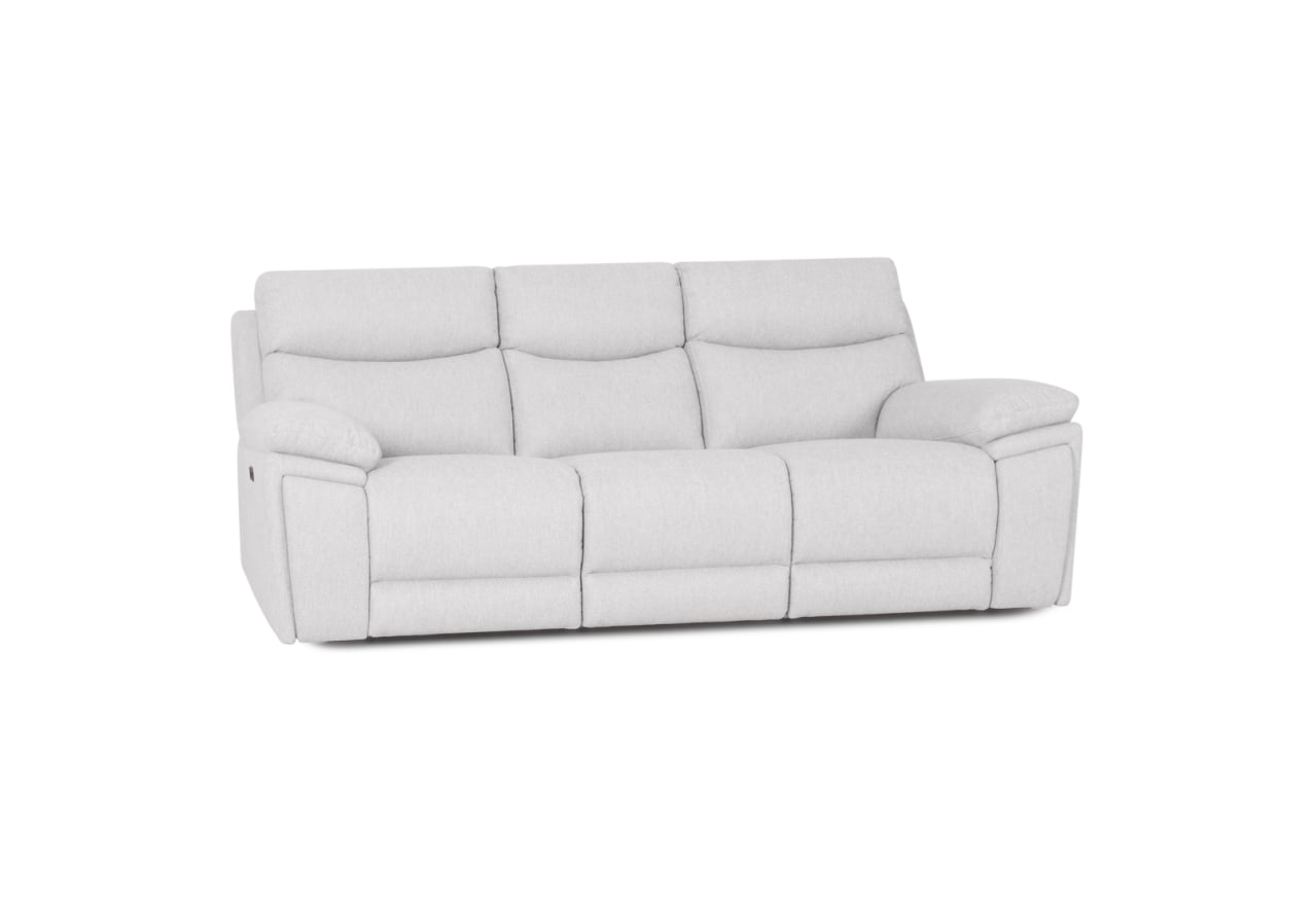 BRAVORA FABRIC 3 Seater Sofa Electric Recliner – image 2 of 8