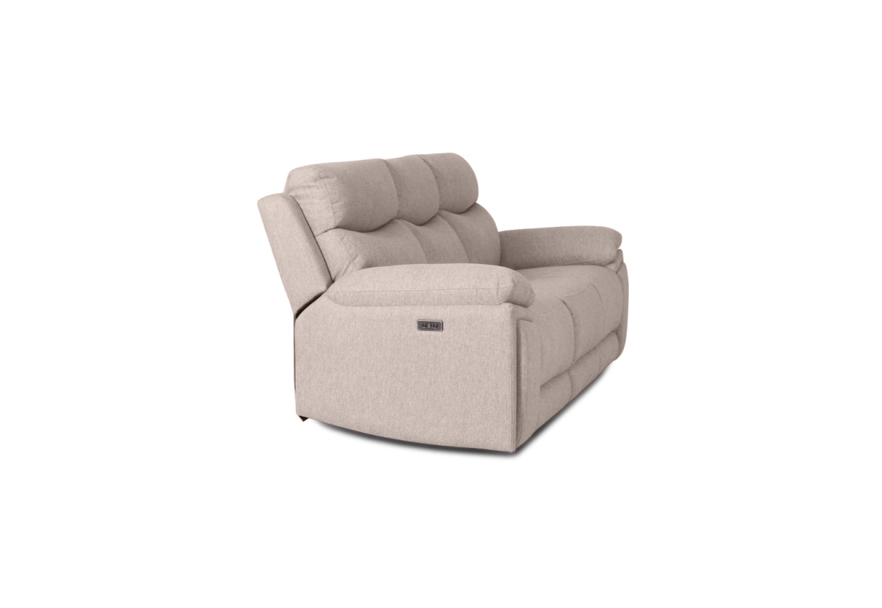 BRAVORA FABRIC 3 Seater Sofa Electric Recliner – image 4 of 8