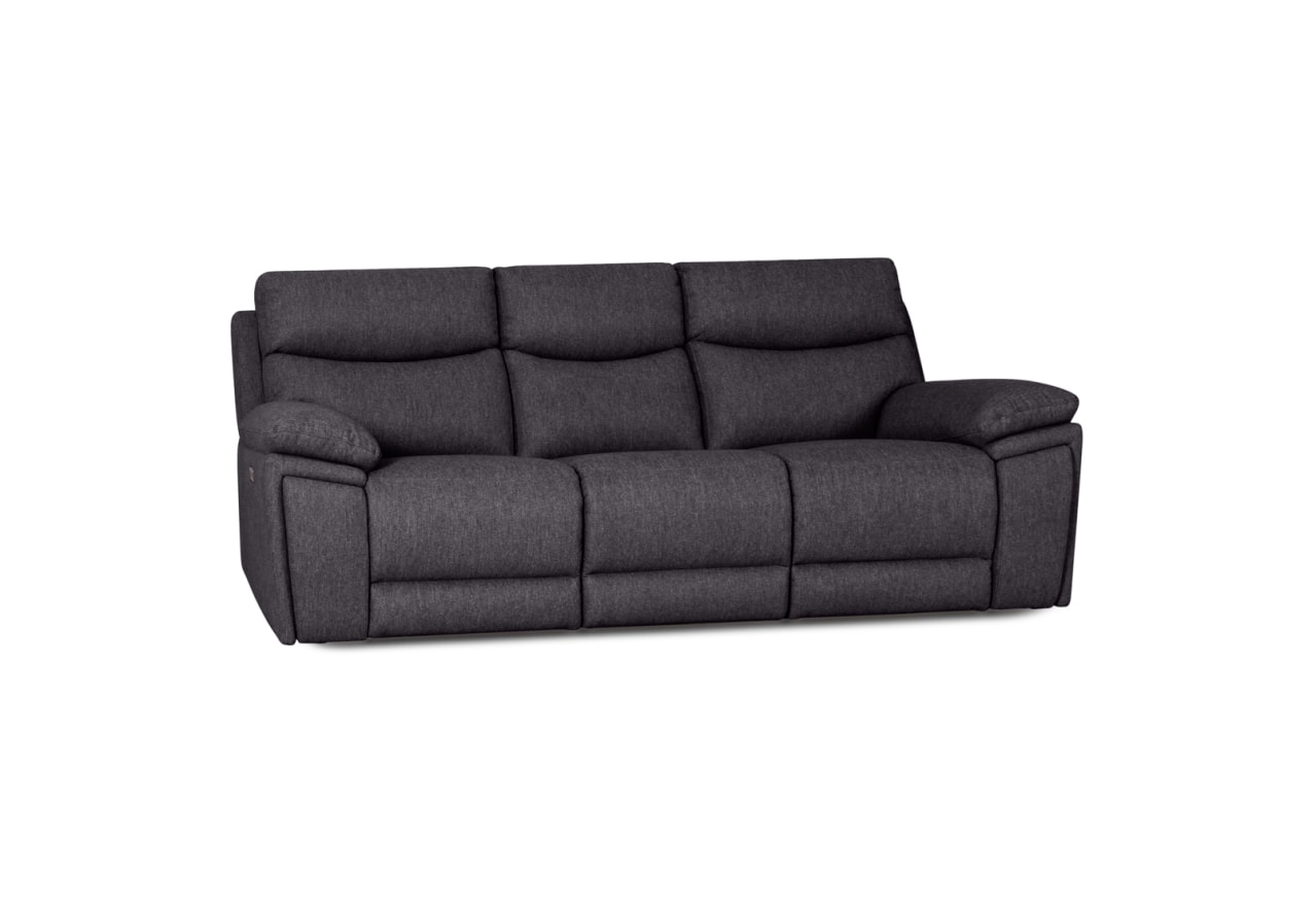 BRAVORA FABRIC 3 Seater Sofa Electric Recliner – image 2 of 8