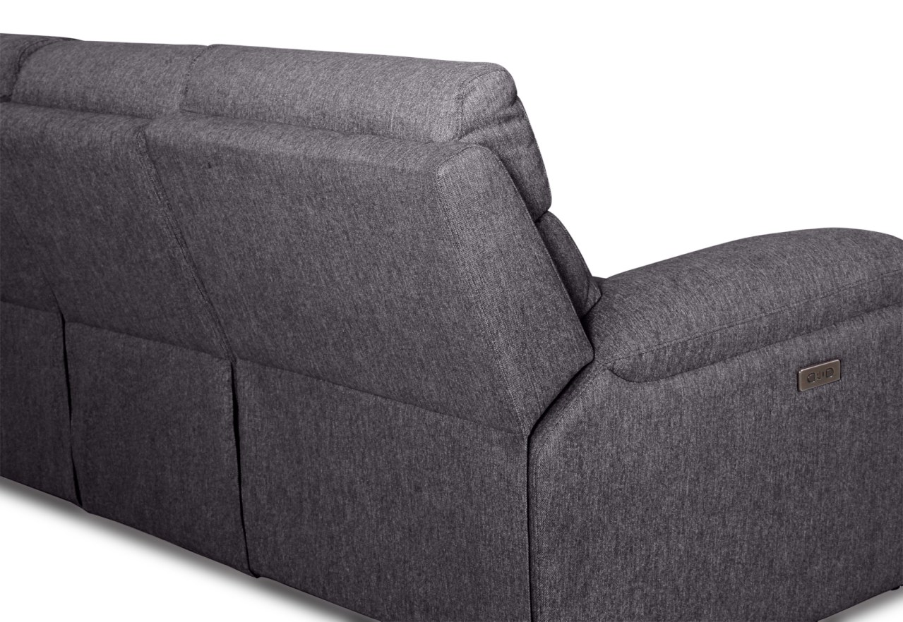BRAVORA FABRIC 3 Seater Sofa Electric Recliner – image 5 of 8