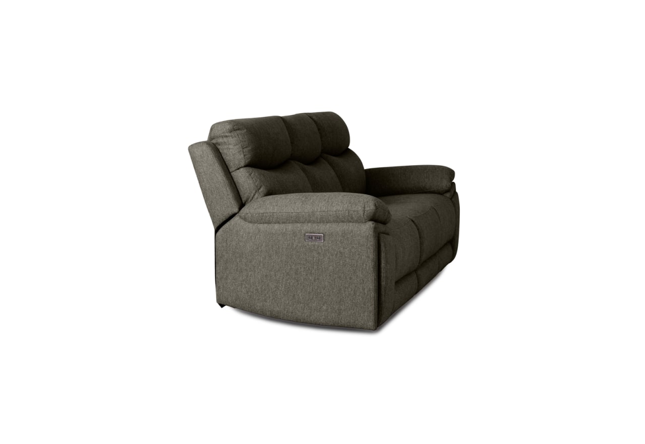 BRAVORA FABRIC 3 Seater Sofa Electric Recliner – image 4 of 8