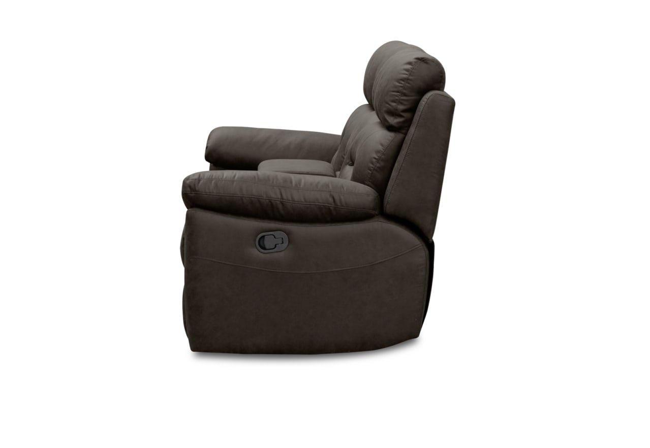 KESWICK FABRIC 2 Seater Manual Recliner with Console – image 9 of 26