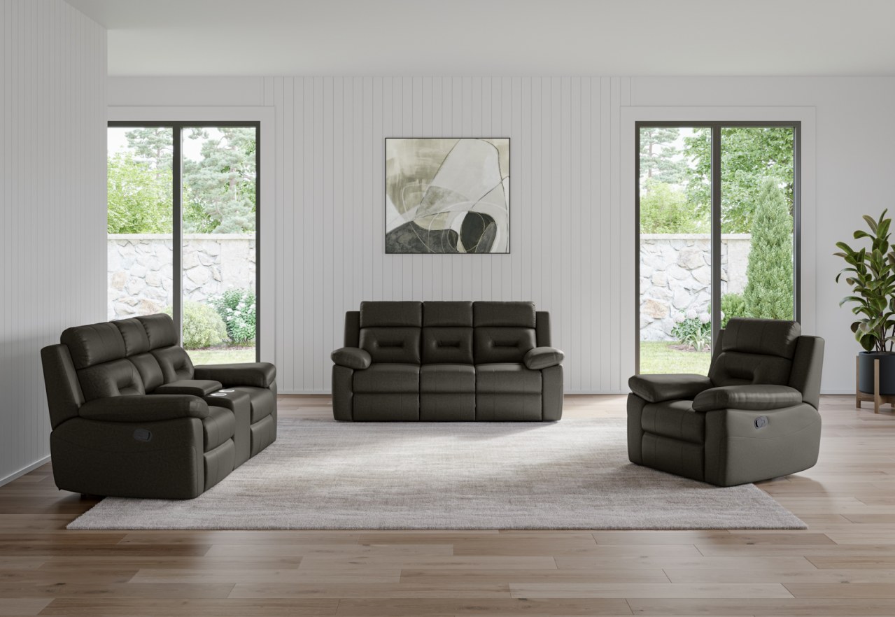 KESWICK FABRIC 2 Seater Manual Recliner with Console – image 21 of 26