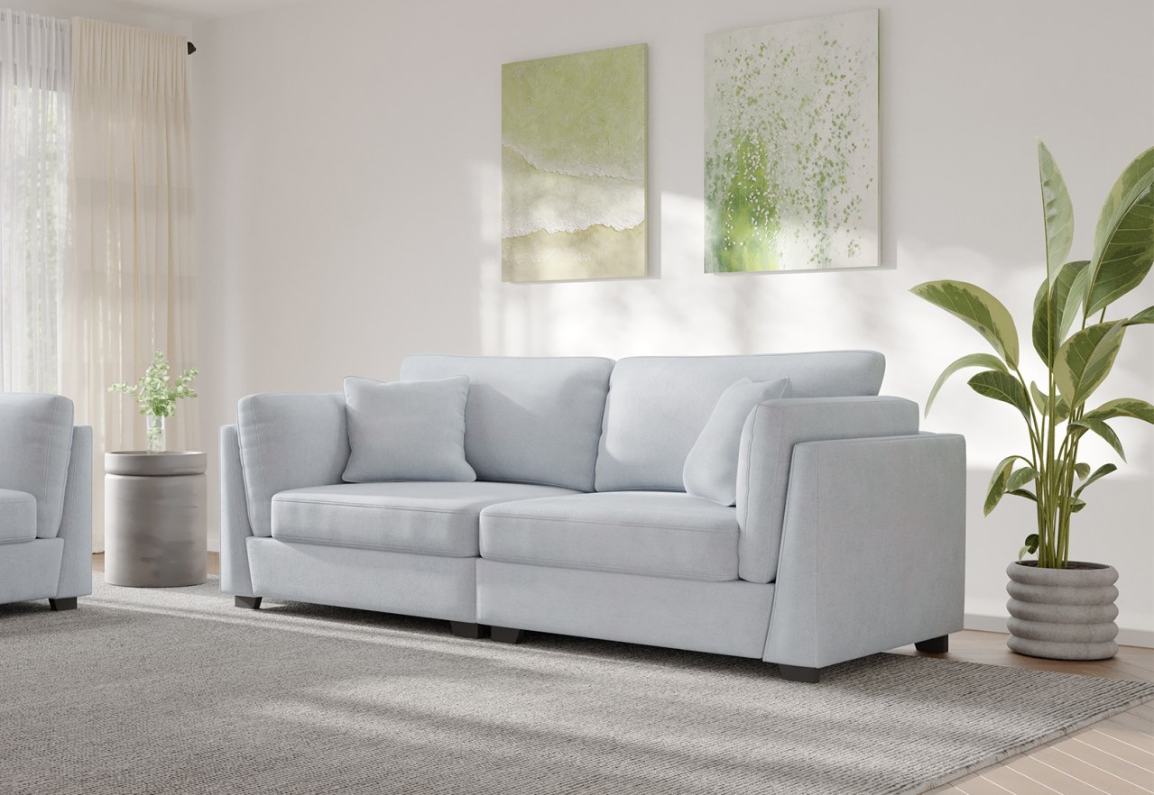 RAMI FABRIC 3 Seater Sofa – image 1 of 10